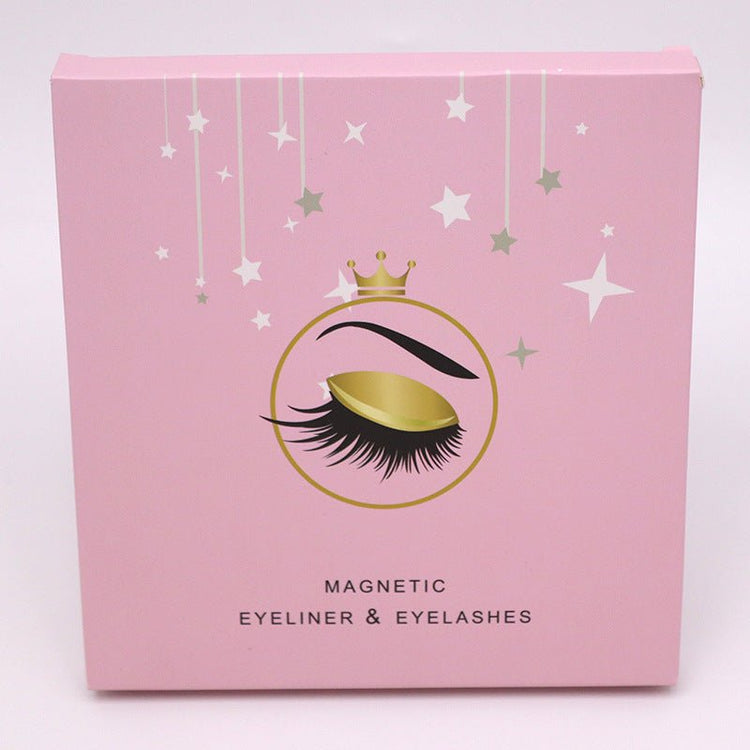 Magnetic Eyelashes Eyeliner Set Long Lasting False Mink Waterproof Eye Lashes Extension Reusable Beauty Makeup Tool - Rezaro