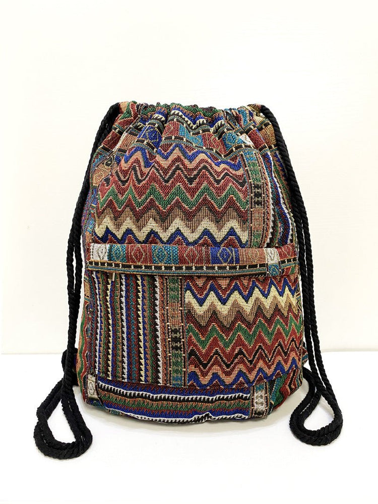 Original Simplicity Lightweight Light Ethnic Literary Style Backpack - Rezaro