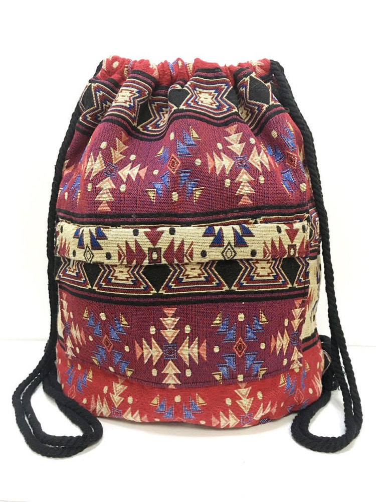 Original Simplicity Lightweight Light Ethnic Literary Style Backpack - Rezaro
