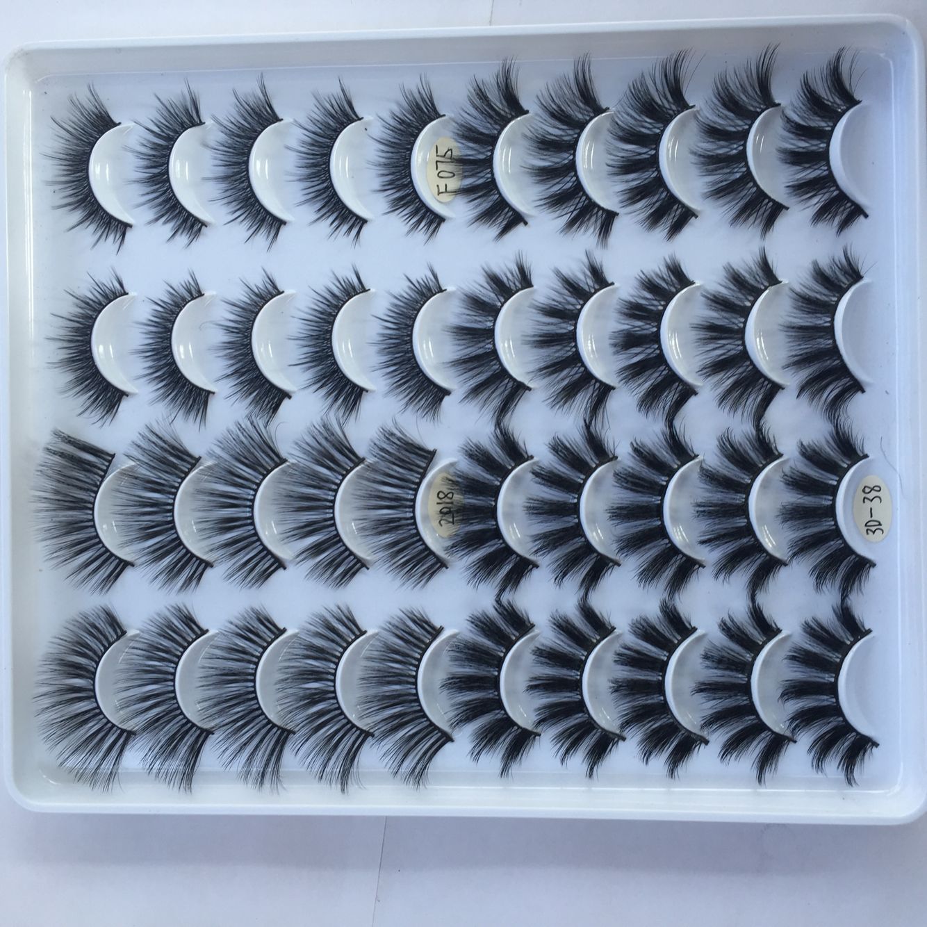 20 Pairs Of False Eyelashes Three - dimensional Multi - layer Mixed Eyelashes - Rezaro