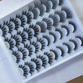 20 Pairs Of False Eyelashes Three - dimensional Multi - layer Mixed Eyelashes - Rezaro