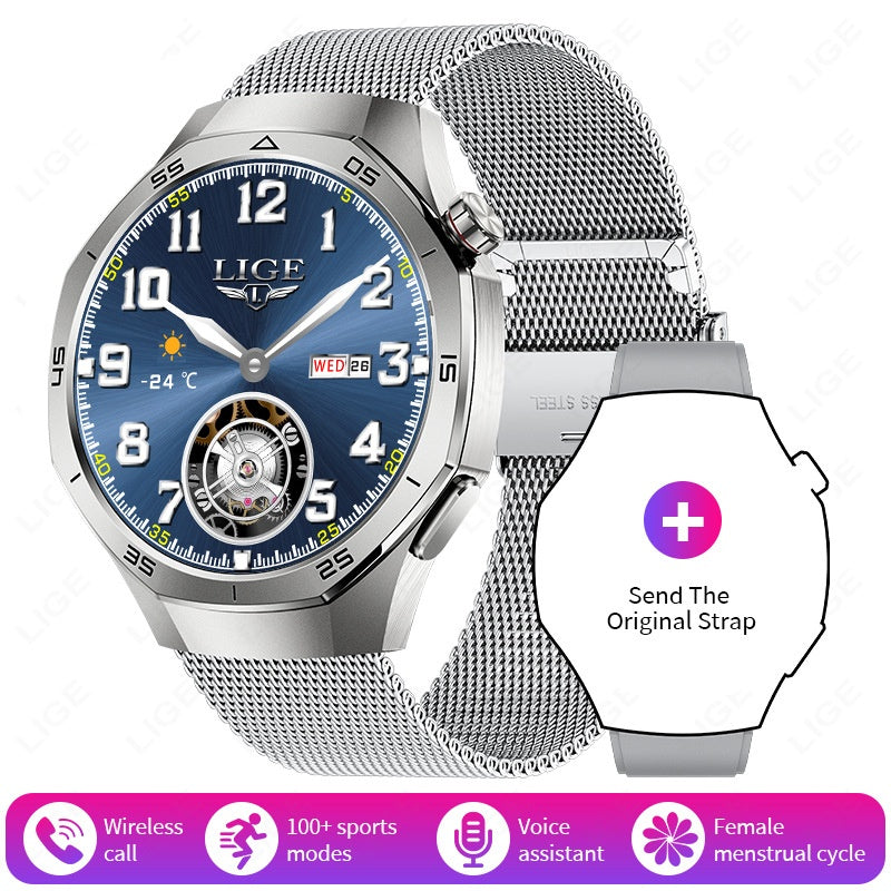 Smart Watch Movement Track Bluetooth Calling Sport Mode Heart Rate Health Monitoring - Rezaro