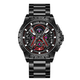 Three-Dimensional Hollow Waterproof Luminous Multifunction Quartz Watch - Rezaro