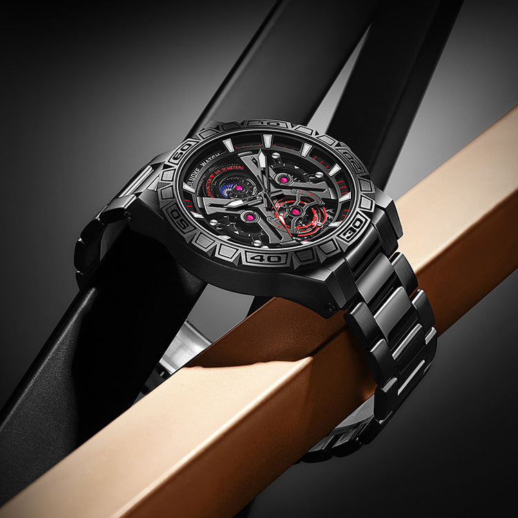 Three-Dimensional Hollow Waterproof Luminous Multifunction Quartz Watch - Rezaro