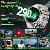 Smart Watch Movement Track Bluetooth Calling Sport Mode Heart Rate Health Monitoring - Rezaro