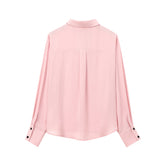 Autumn Beauty Outfit Velvet Bow Decorated Shirt - Rezaro