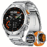 Axton Smart Watch by Rezaro featuring a sleek design and customizable digital display on a black wristband.