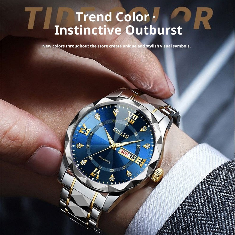 Business Advanced Waterproof Luminous Quartz Watch - Rezaro