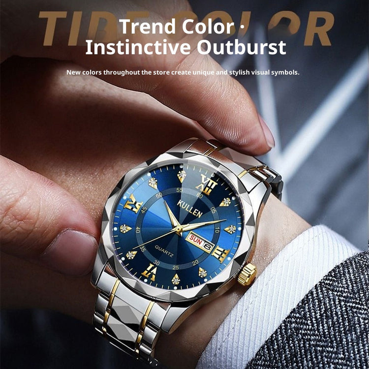 Business Advanced Waterproof Luminous Quartz Watch - Rezaro