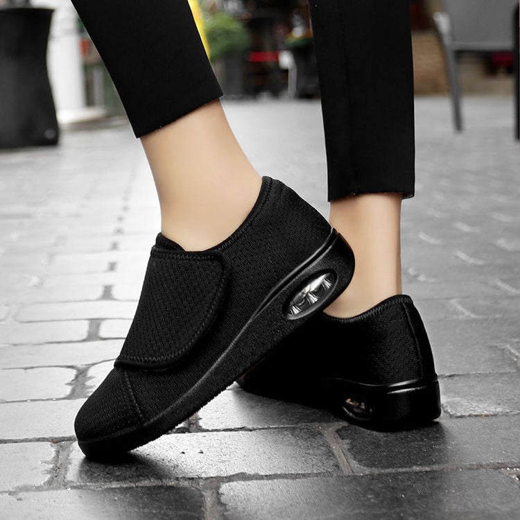 Breathable Mesh Anti - slip Wear - resistant Velcro Sneakers For Middle - aged And Elderly Sports Leisure - Rezaro