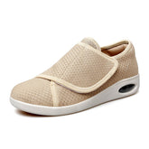 Breathable Mesh Anti - slip Wear - resistant Velcro Sneakers For Middle - aged And Elderly Sports Leisure - Rezaro