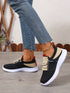Casual Sneaker Non - slip Wear - resistant Flat Heel Round Toe Running Shoes - Rezaro