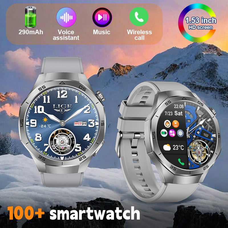 Smart Watch Movement Track Bluetooth Calling Sport Mode Heart Rate Health Monitoring - Rezaro