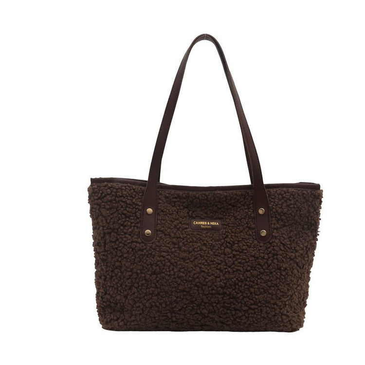 Fashionable Furry Versatile Shoulder Bag - Rezaro