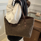 Fashionable Furry Versatile Shoulder Bag - Rezaro