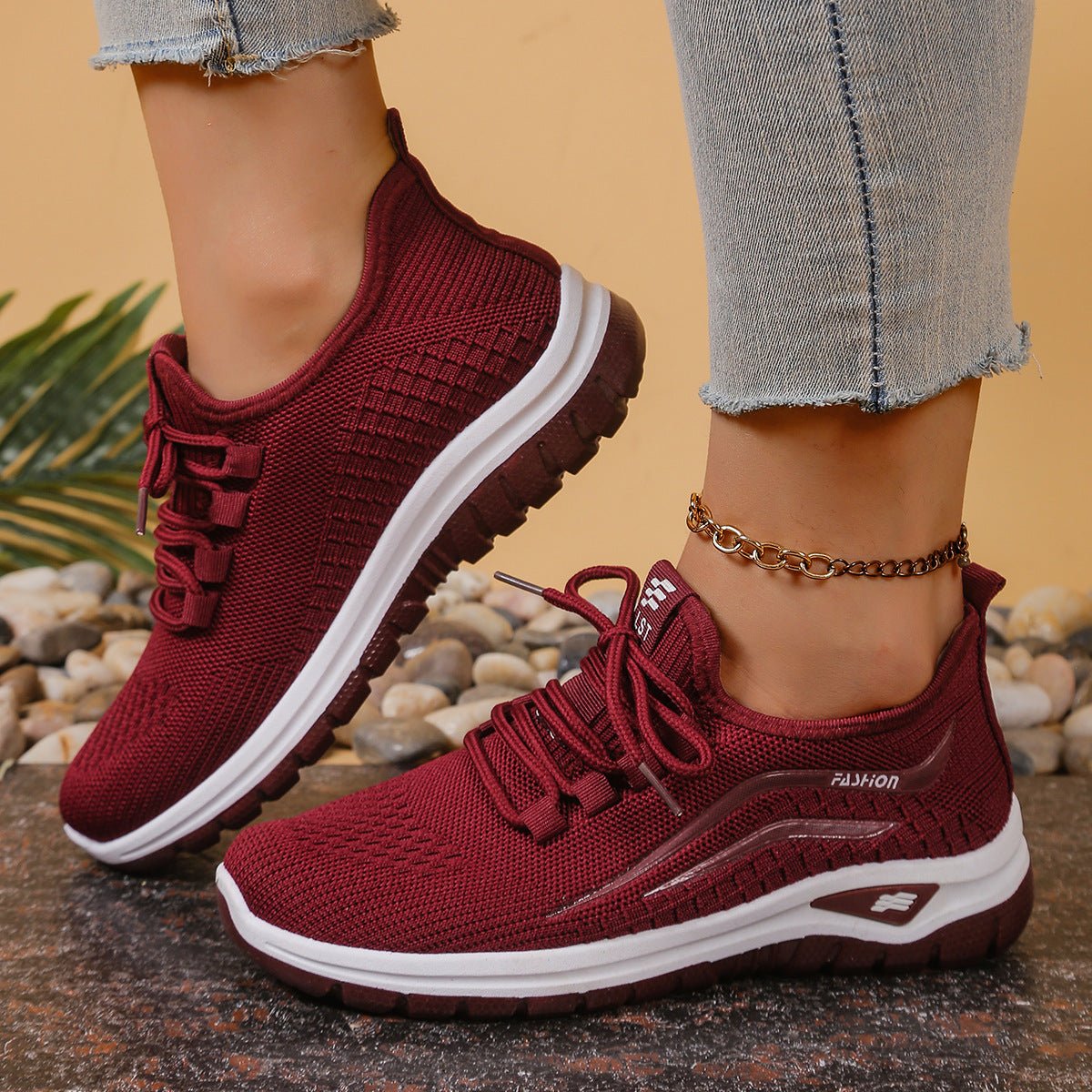 New Fashion Casual Sports Mesh Women&