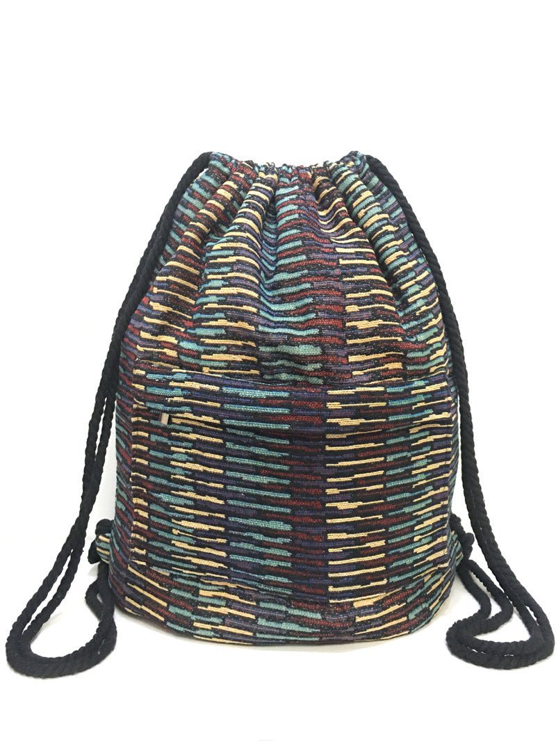 Original Simplicity Lightweight Light Ethnic Literary Style Backpack - Rezaro