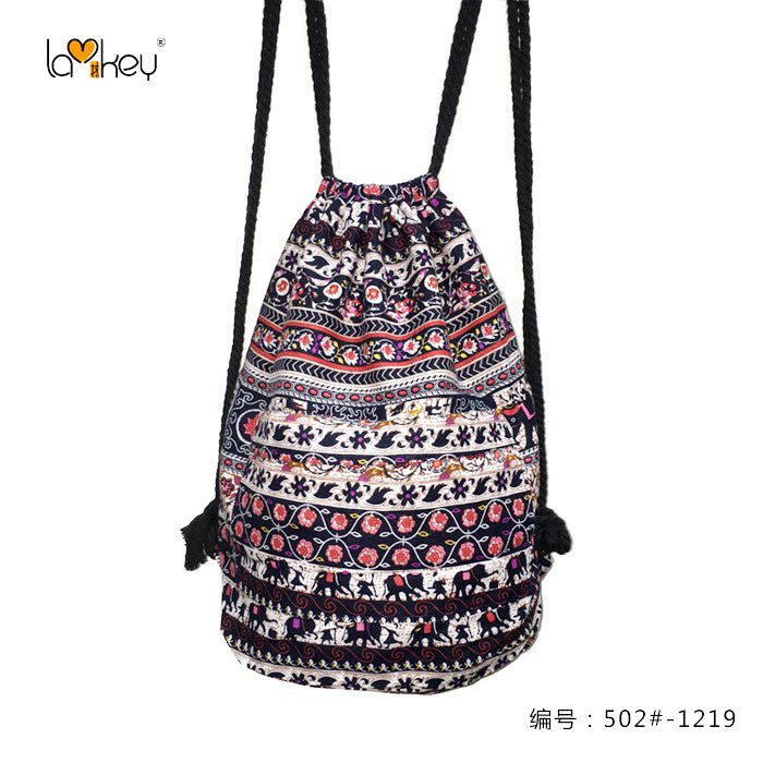 Original Simplicity Lightweight Light Ethnic Literary Style Backpack - Rezaro