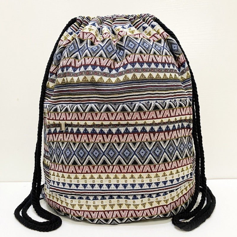 Original Simplicity Lightweight Light Ethnic Literary Style Backpack - Rezaro