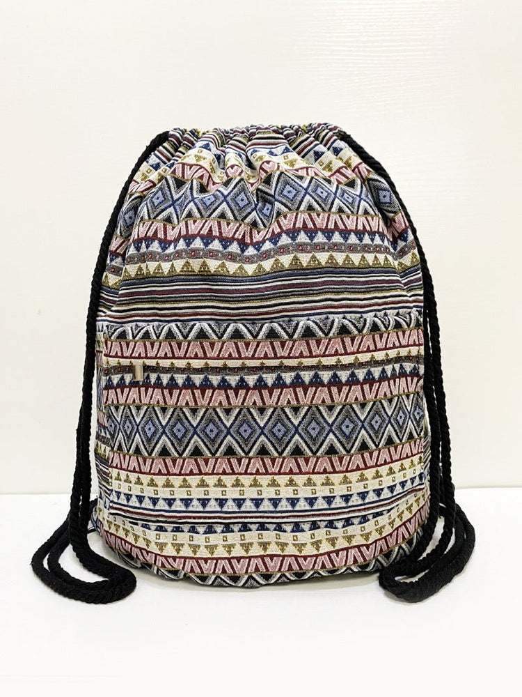 Original Simplicity Lightweight Light Ethnic Literary Style Backpack - Rezaro