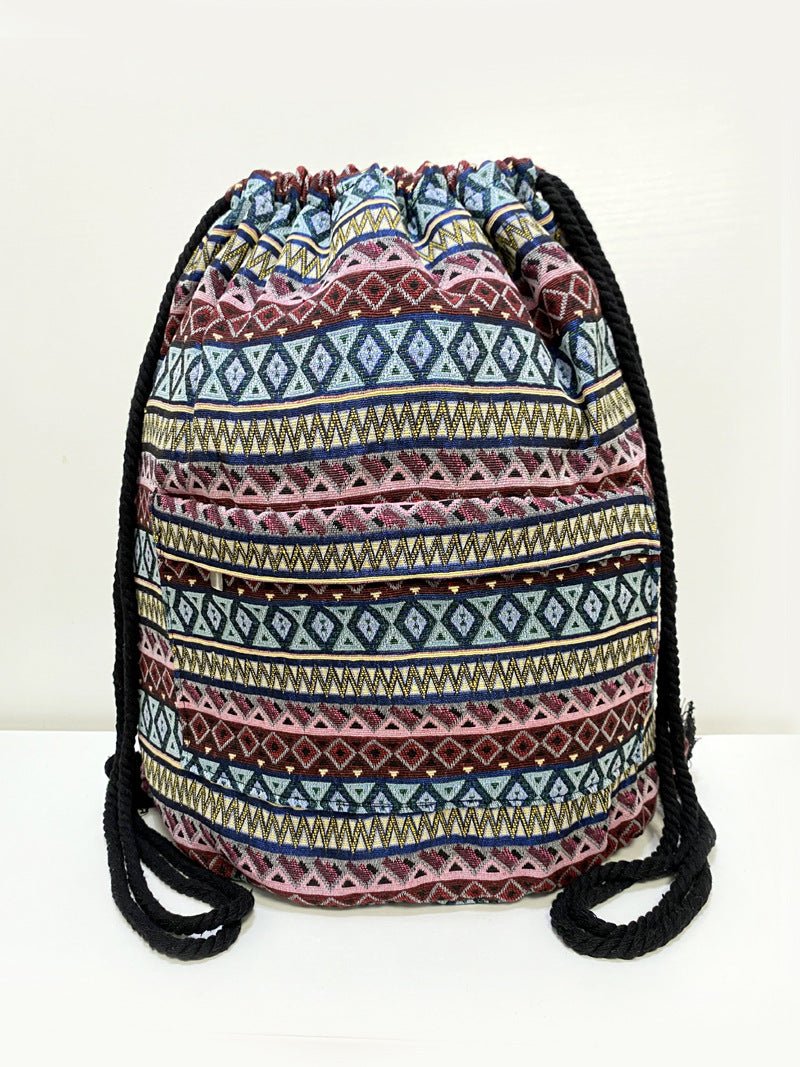 Original Simplicity Lightweight Light Ethnic Literary Style Backpack - Rezaro