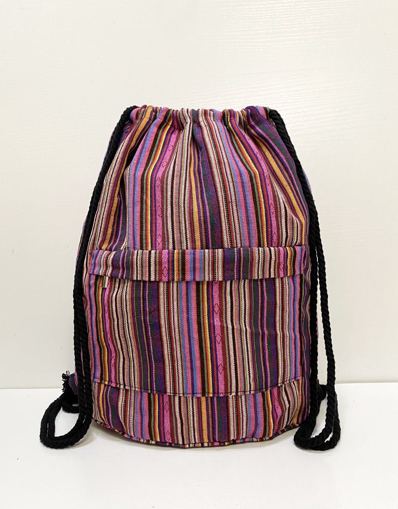Original Simplicity Lightweight Light Ethnic Literary Style Backpack - Rezaro