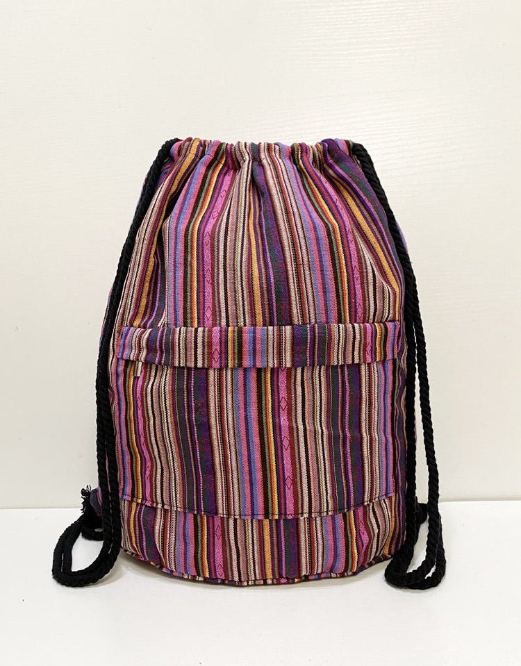 Original Simplicity Lightweight Light Ethnic Literary Style Backpack - Rezaro