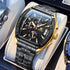 Steel Belt Tonneau Quartz Luminous Men&